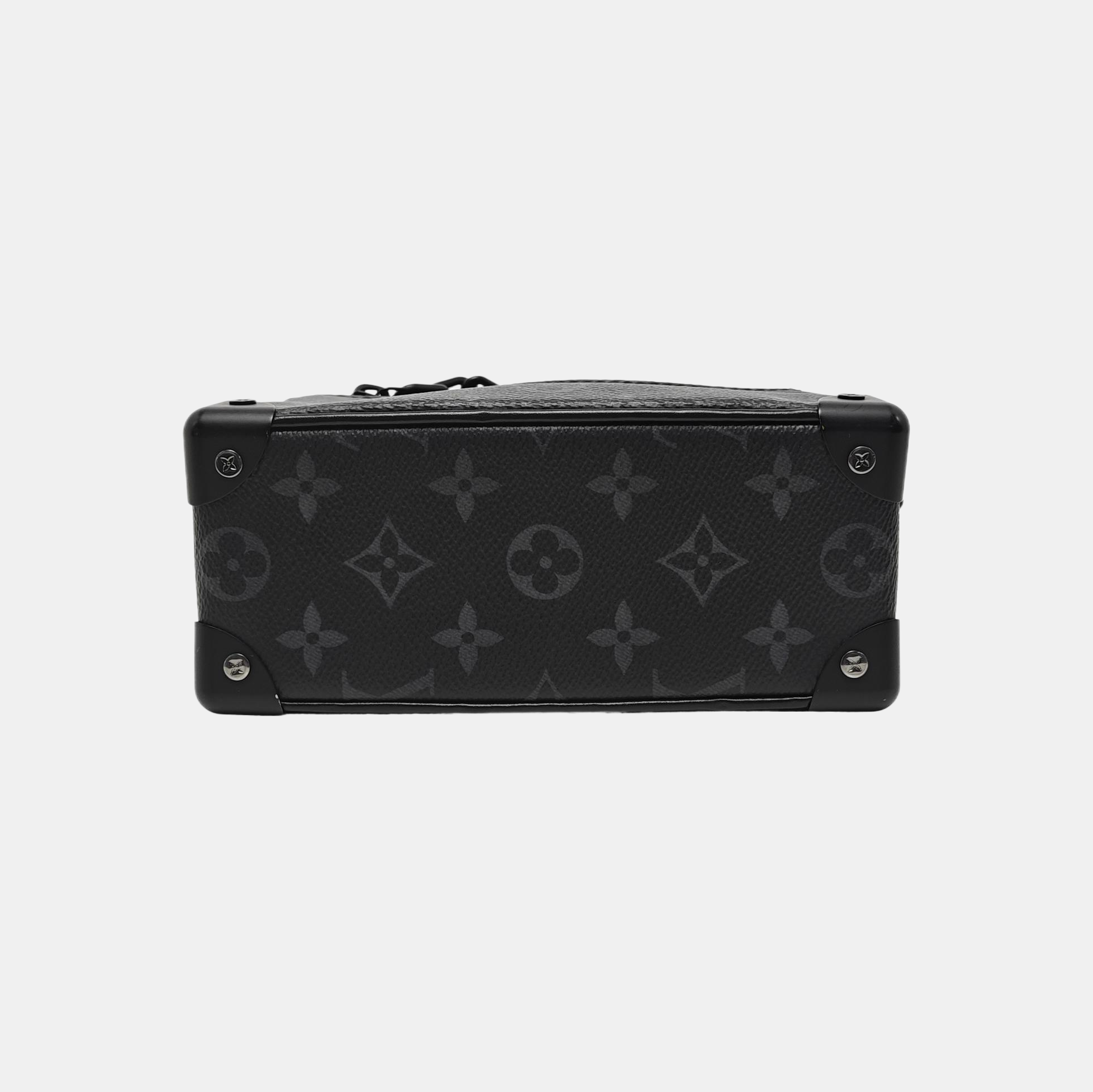 SOFT TRUNK Mini Monogram Coated Canvas Black