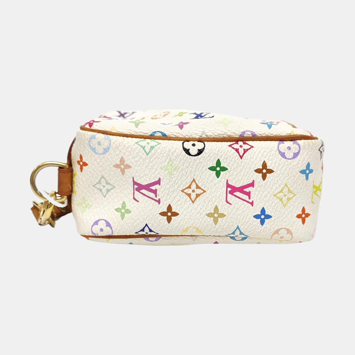 LV × TM WAPITY Monogram Coated Canvas White Coin Purse