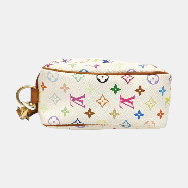 LV × TM WAPITY Monogram Coated Canvas White Coin Purse