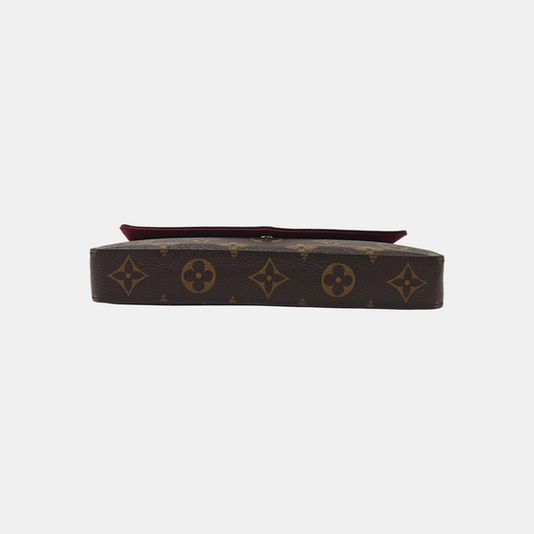 FÉLICIE Monogram Coated Canvas Brown