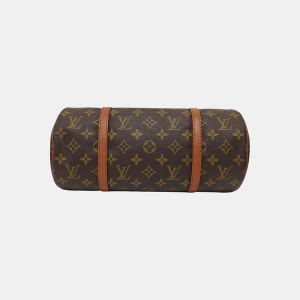 PAPILLON 30 Monogram Coated Canvas Brown