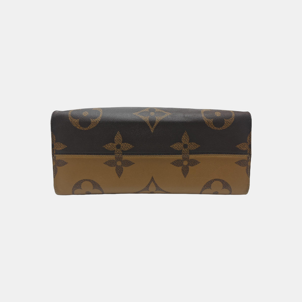 ONTHEGO GM Monogram Coated Canvas Brown
