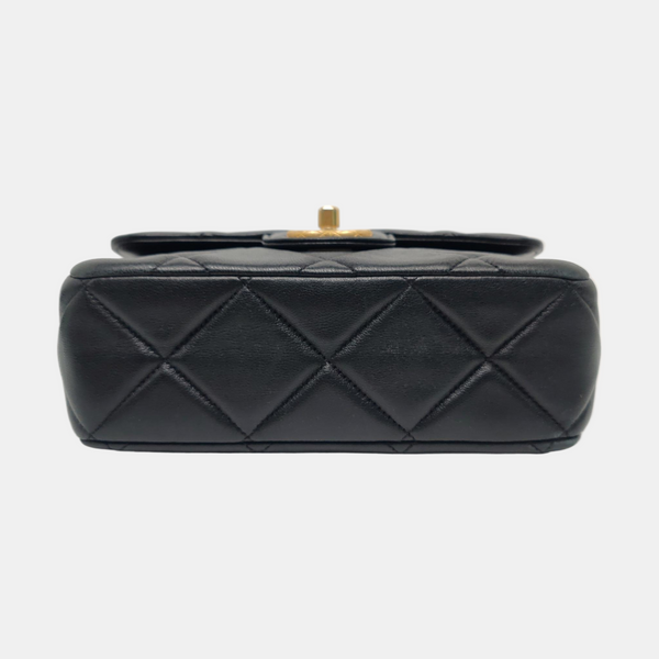 CLASSIC FLAP Mini Quilted Lambskin Black