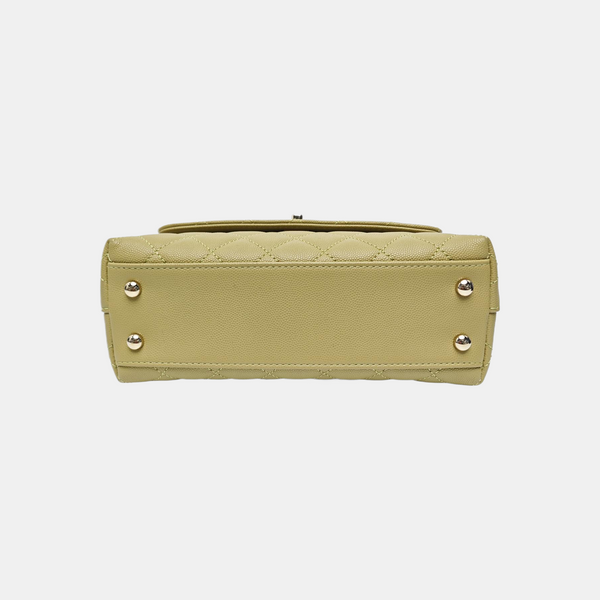 COCO HANDLE Small Grained Calfskin Green