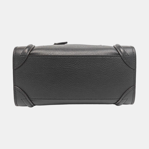 LUGGAGE Nano Calfskin Black