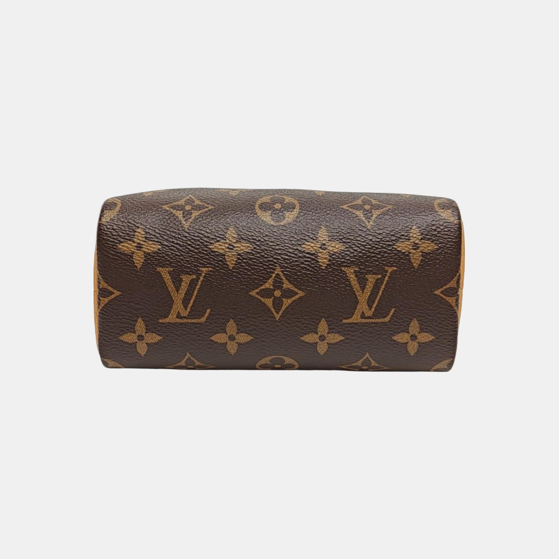 Speedy Nano Monogram Lona Revestida Marrón