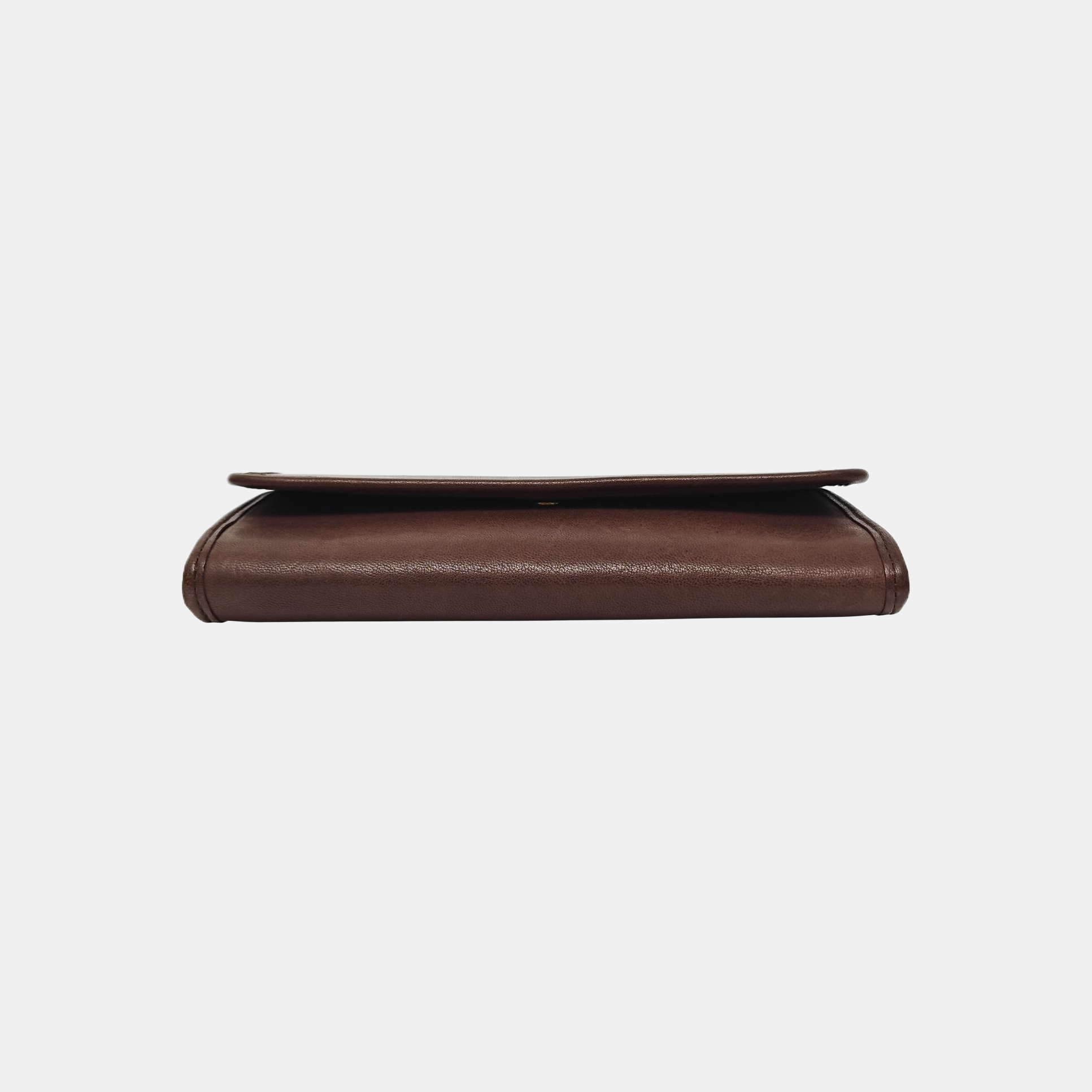 Lambskin Shoulder Bag Brown