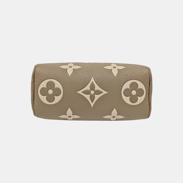 SPEEDY Nano Monogram Calfskin Gray