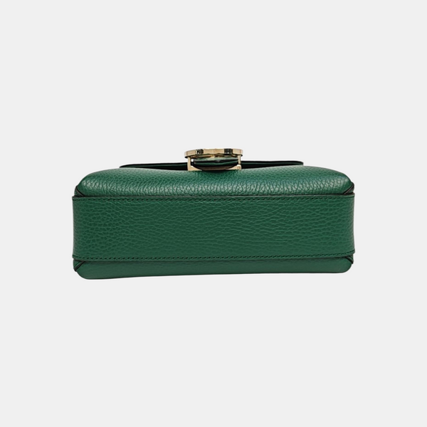 Interlocking G Small Calfskin Green