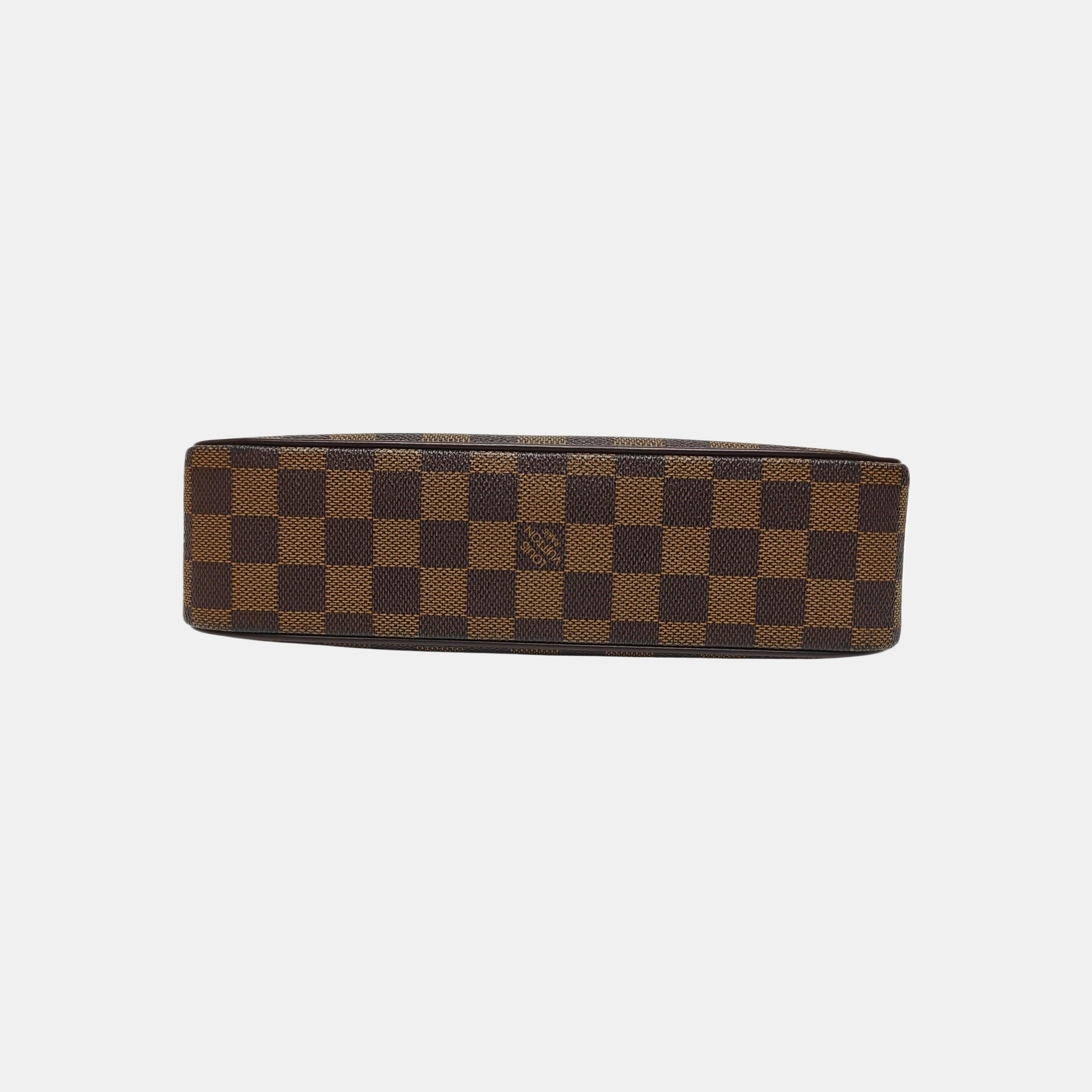 RECOLETA Damier Ebene Coated Canvas Brown