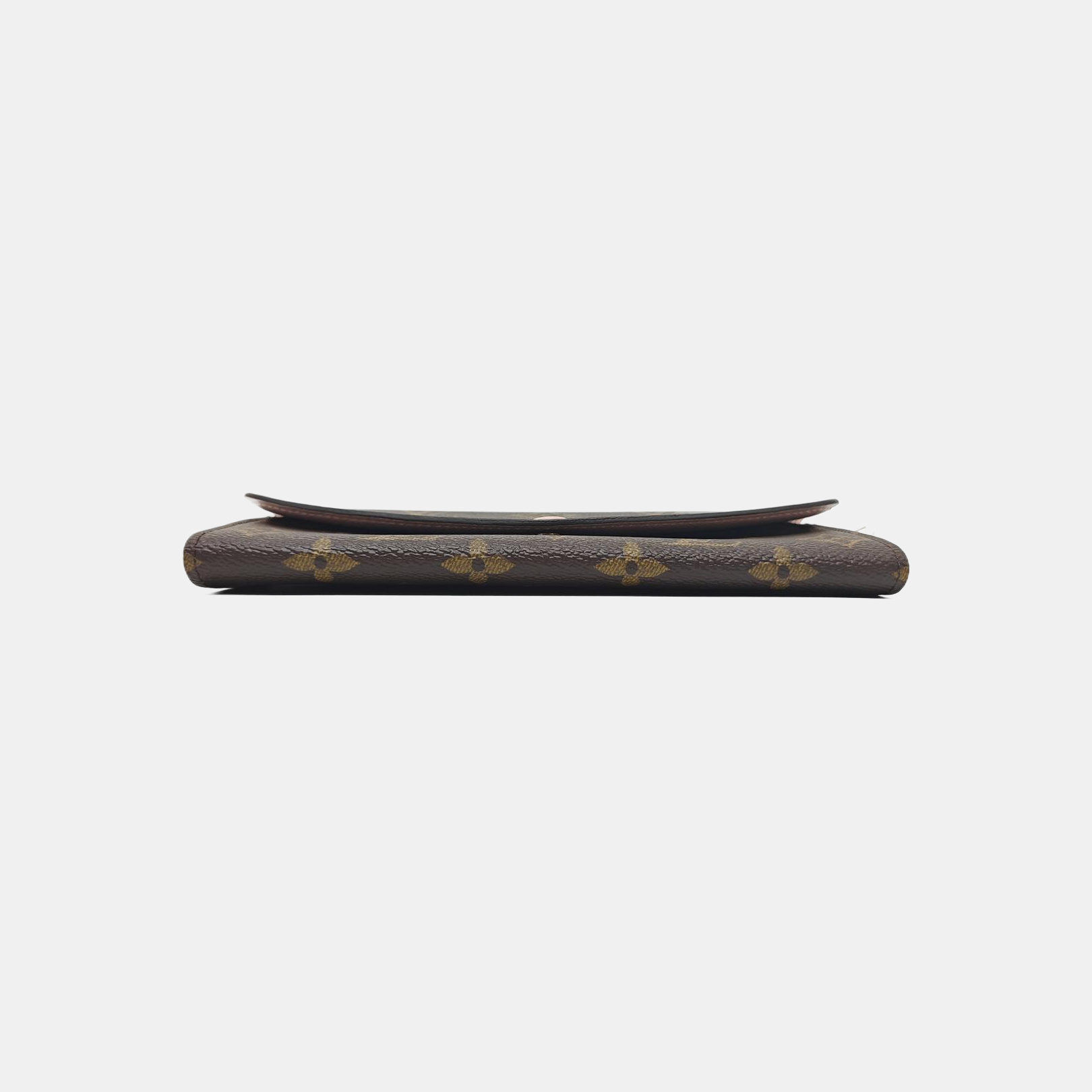 EMILIE Monogram Coated Canvas Brown Wallet