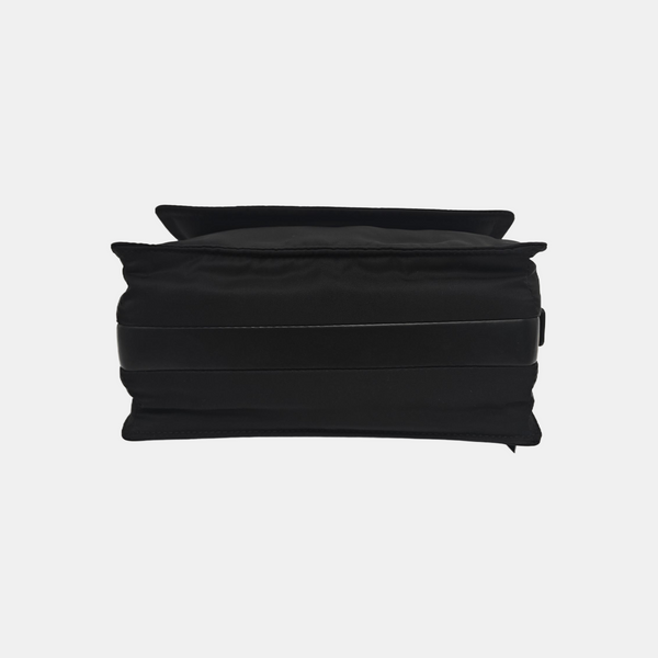 Nylon Shoulder Bag Black