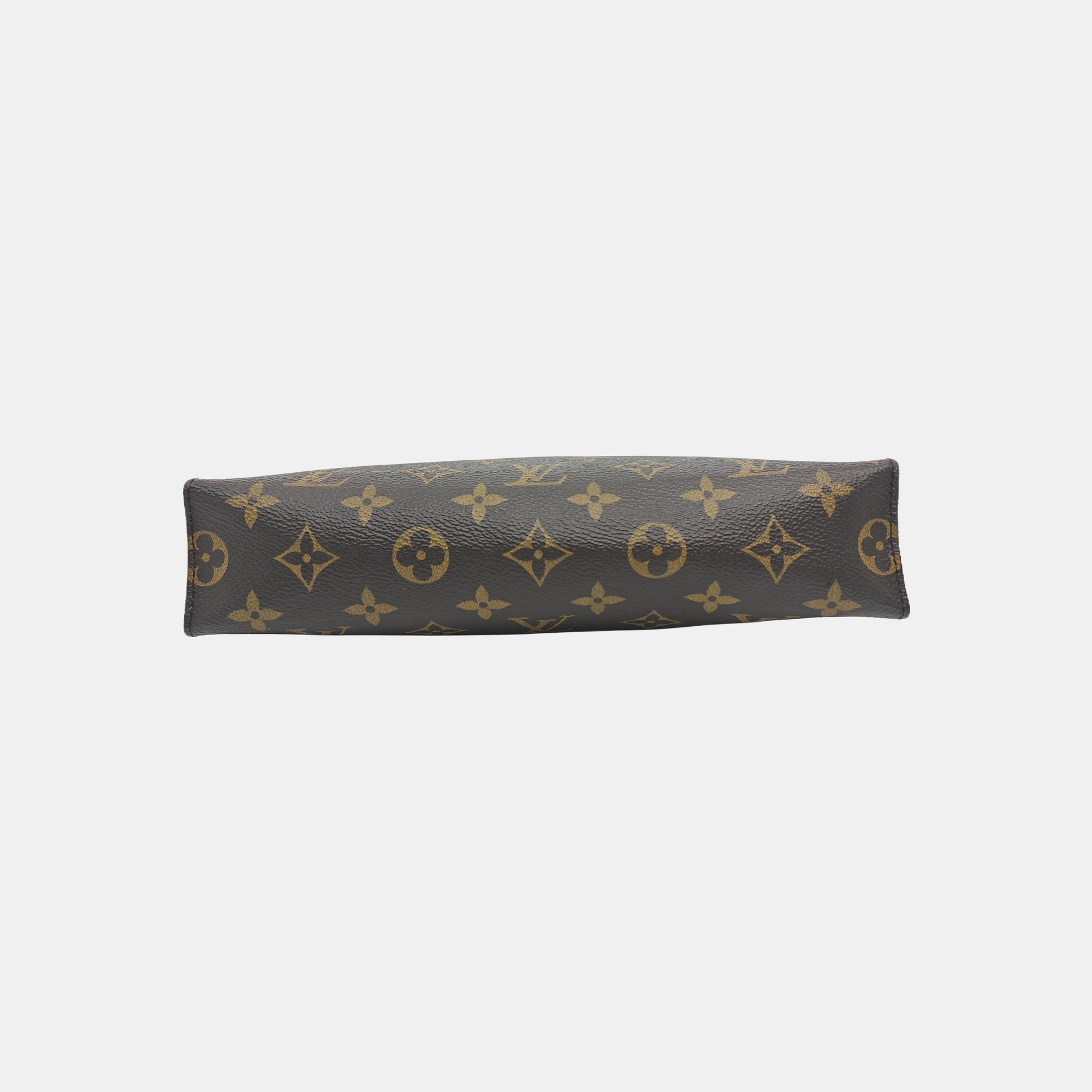 TOILET POCKET 26 Monogram Coated Canvas Brown