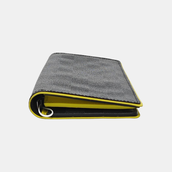 ALEXANDRE Damier Graphite Coated Canvas Gray Wallet