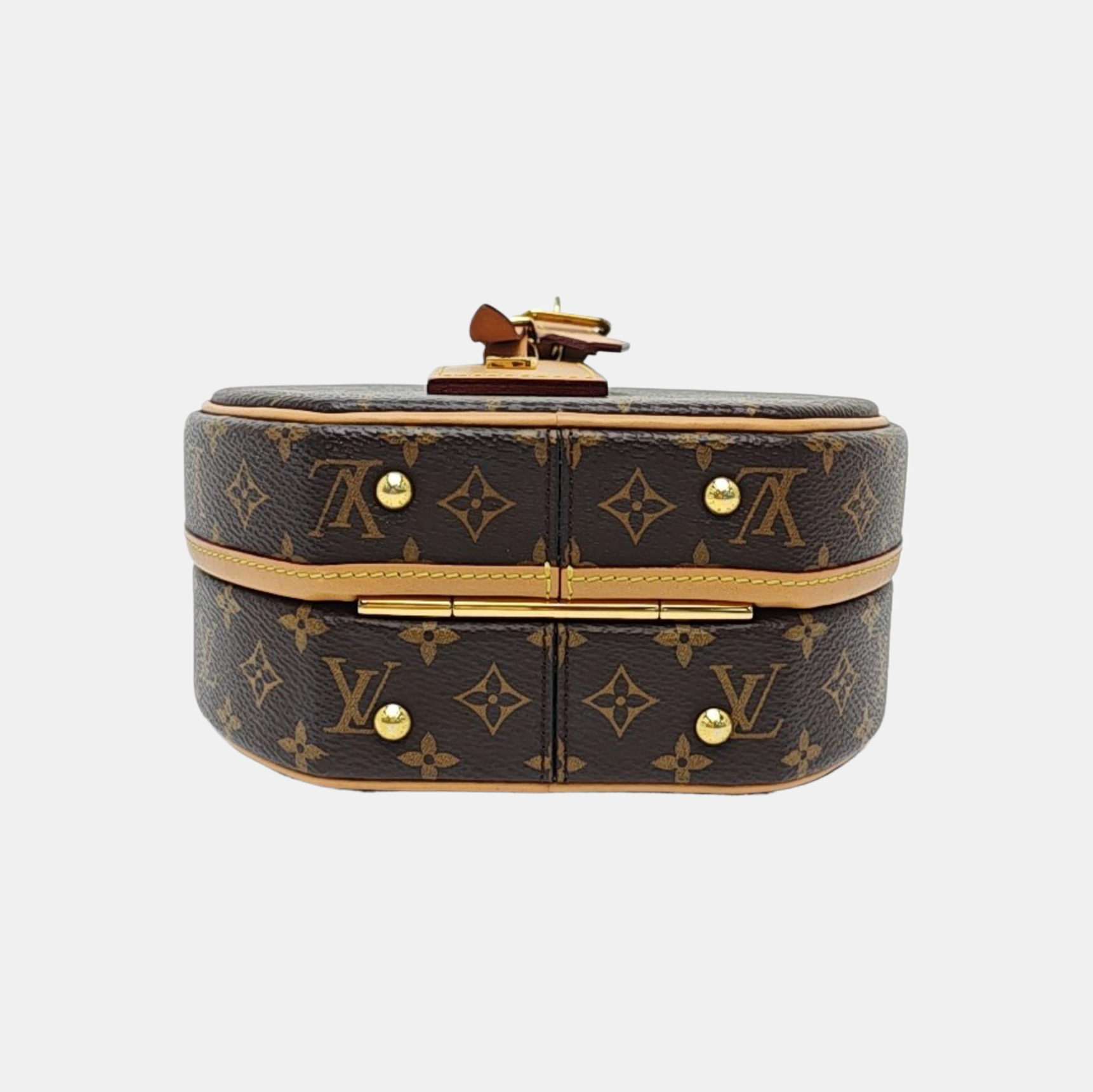 BOITE CHAPEAU PM Monogram Coated Canvas Brown