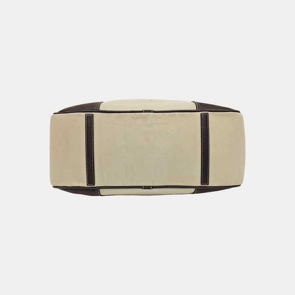 Canvas Shoulder Bag Beige