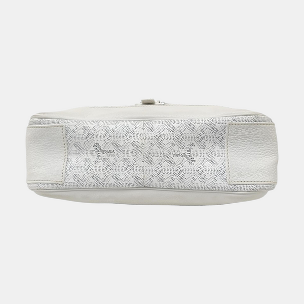 Belvedere Coated Canvas White