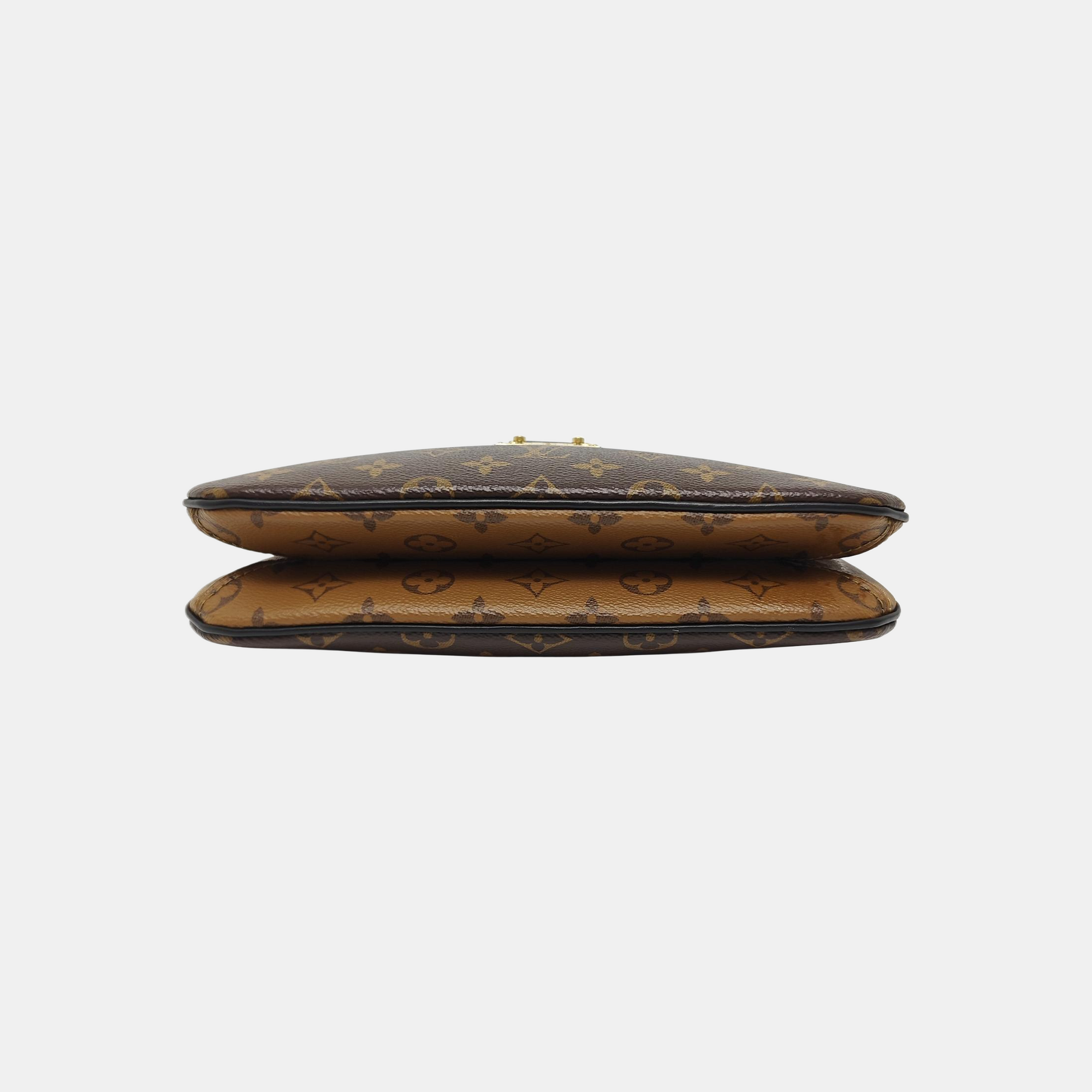 TWINNY Monogram Coated Canvas Brown