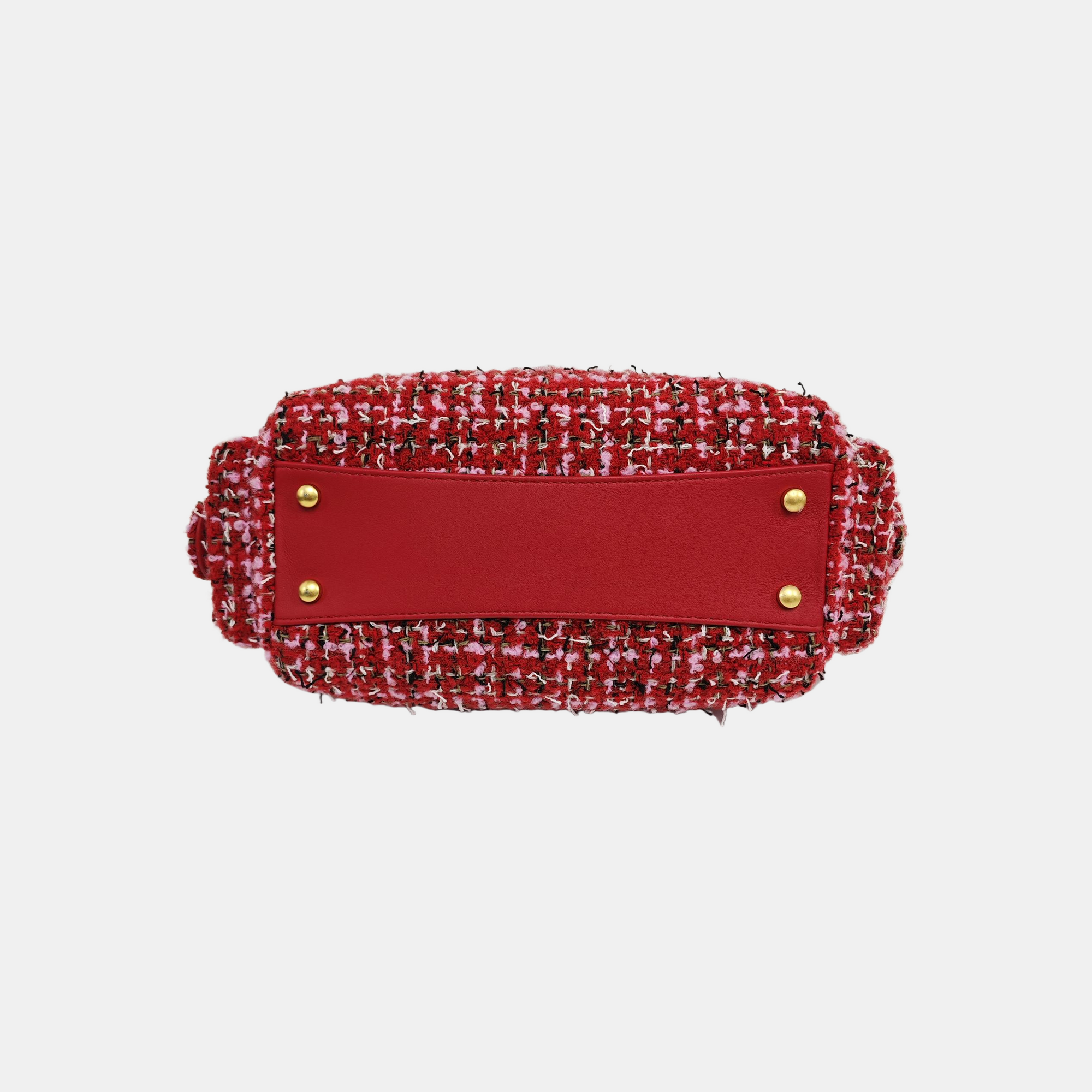 Quilted Wool Small Red
