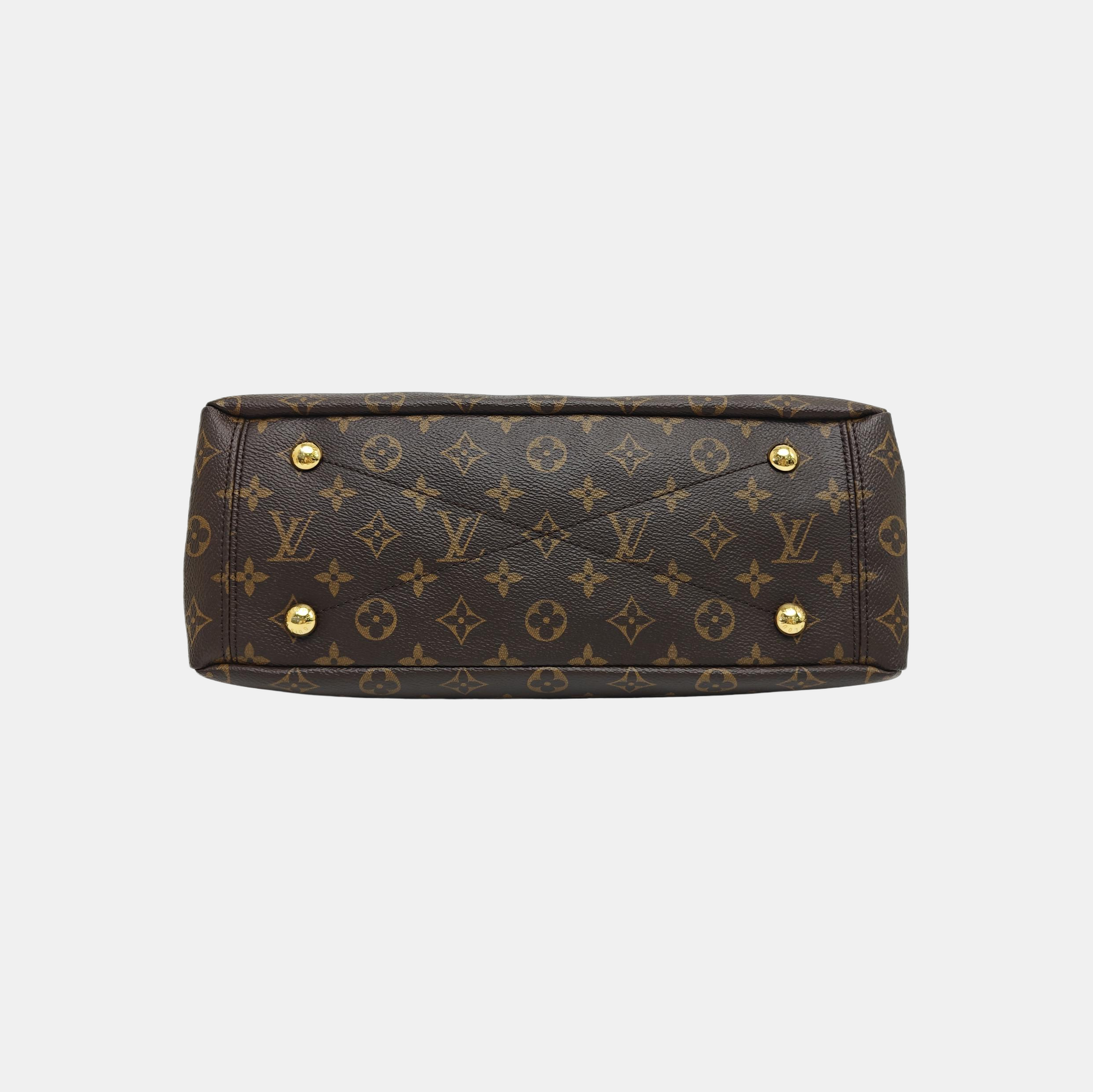 PALLAS MM Monogram Coated Canvas Brown