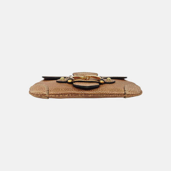 Calfskin Clutch Brown