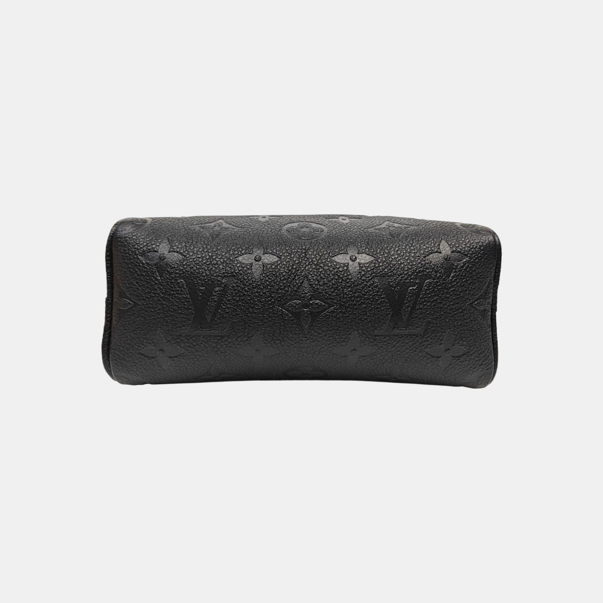 SPEEDY Nano Monogram Calfskin Black