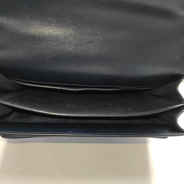 Authenticated pre-owned  SUNSET Medium Calfskin Blue - Crossbody Bag at Looply