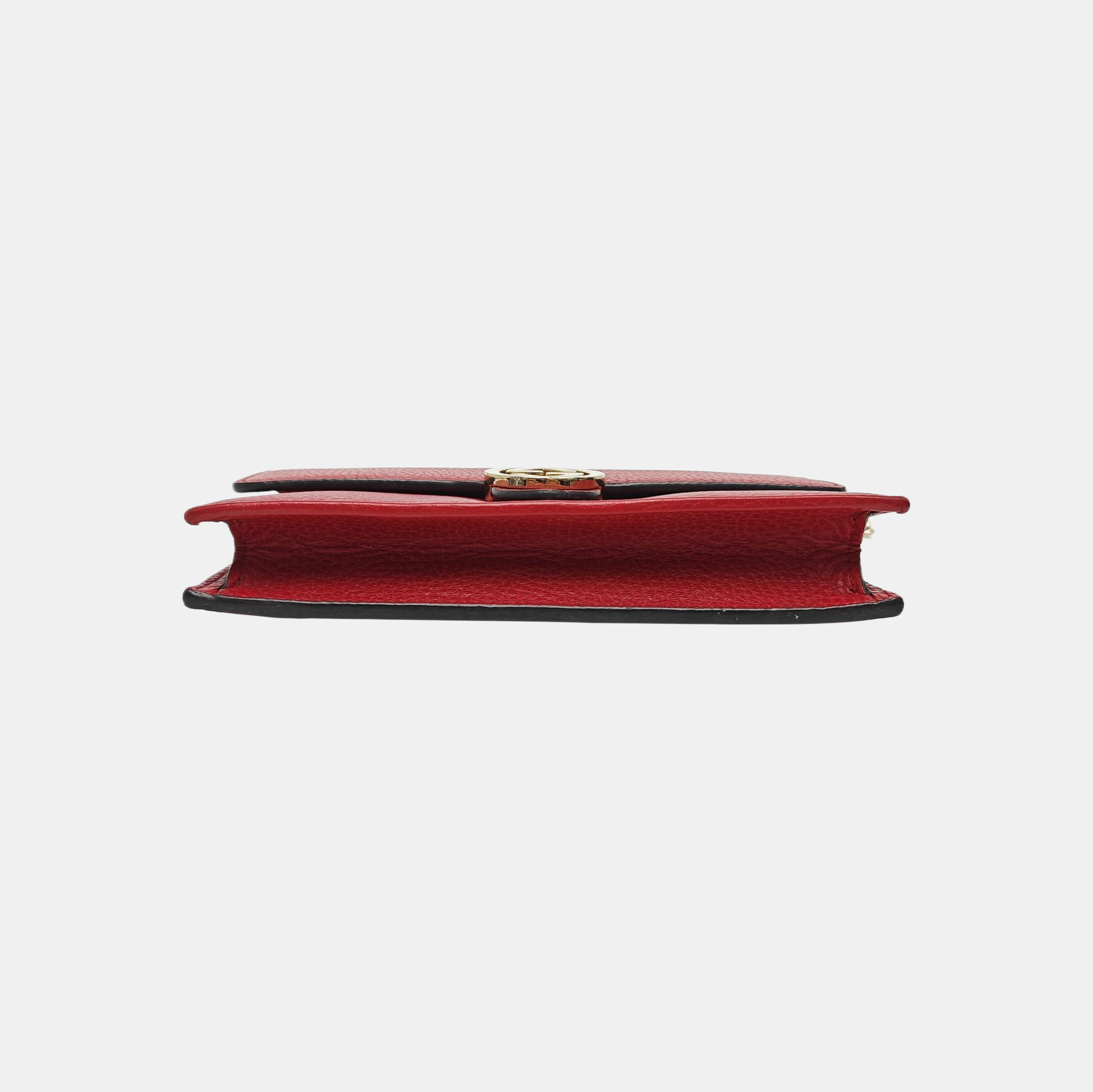 Calfskin Shoulder Bag Red