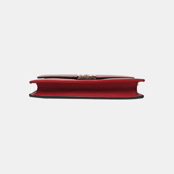 Calfskin Shoulder Bag Red