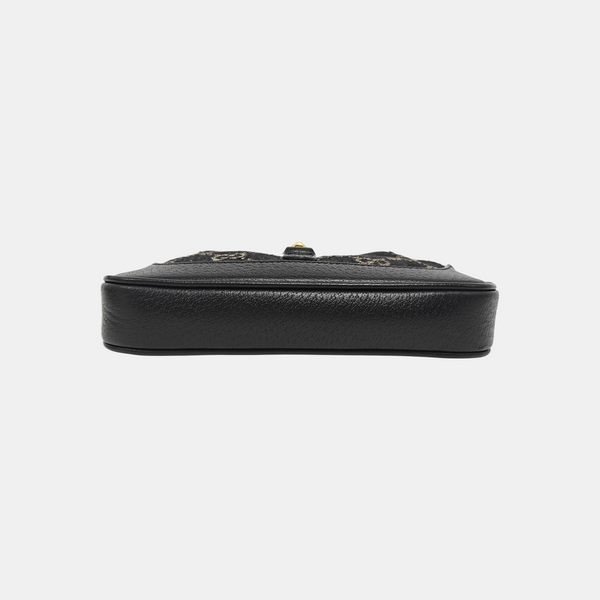 Jackie 1961 Mini Monogram Denim Black