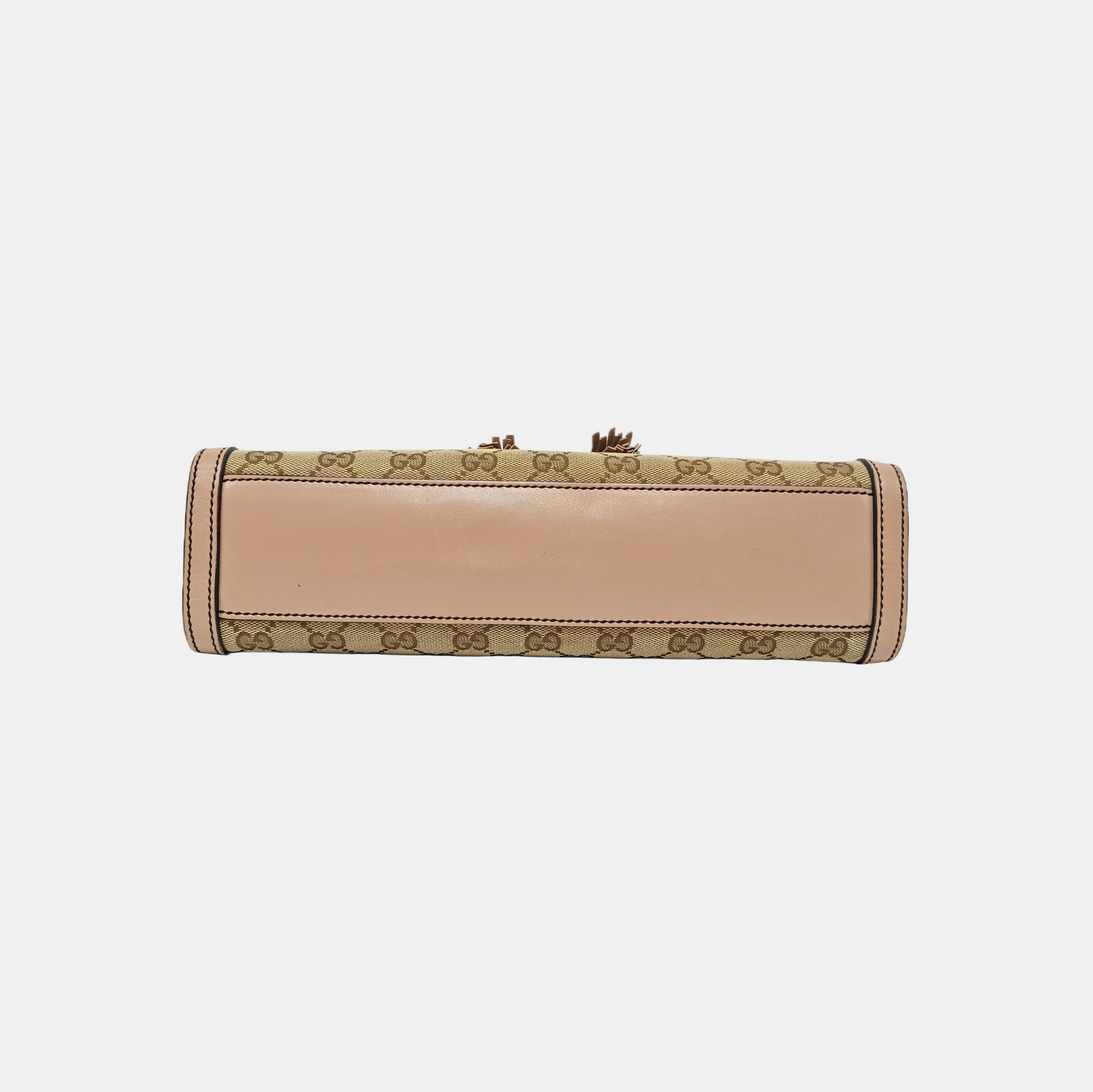 Emily Chain Monogram Fabric Brown