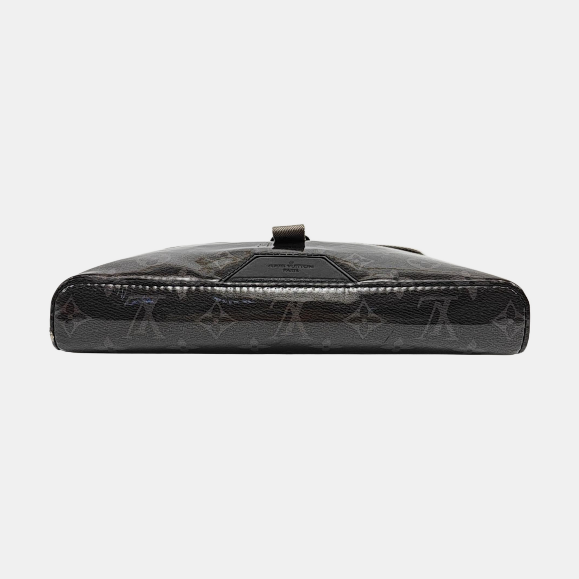 Monogram Coated Canvas Shoulder Bag PM Gray