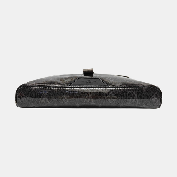 Monogram Coated Canvas Shoulder Bag PM Gray