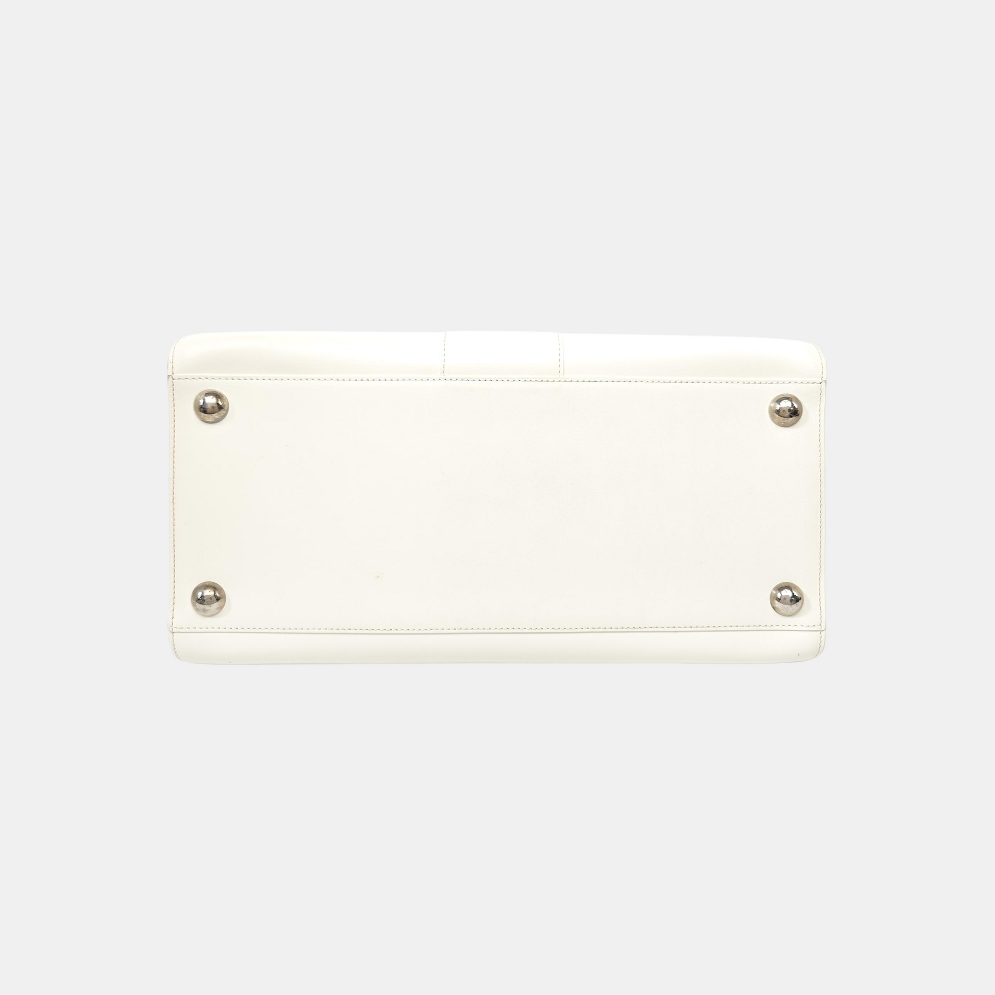 Brillant Calfskin White