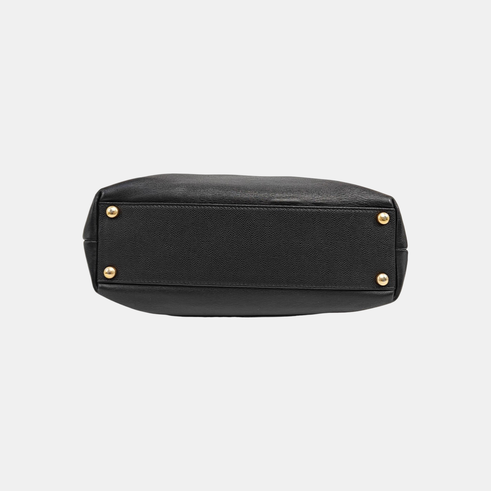 Quilted Calfskin Black