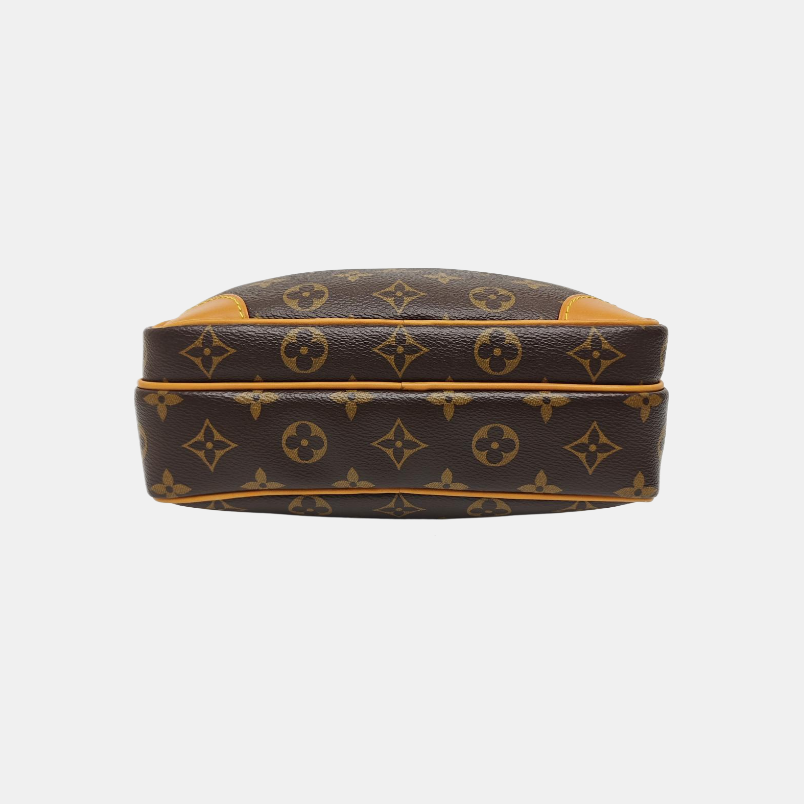 VINTAGE TROCADERO 27 Monogram Coated Canvas Brown