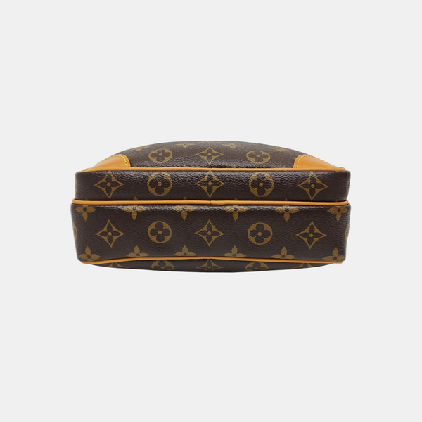 VINTAGE TROCADERO 27 Monogram Coated Canvas Brown