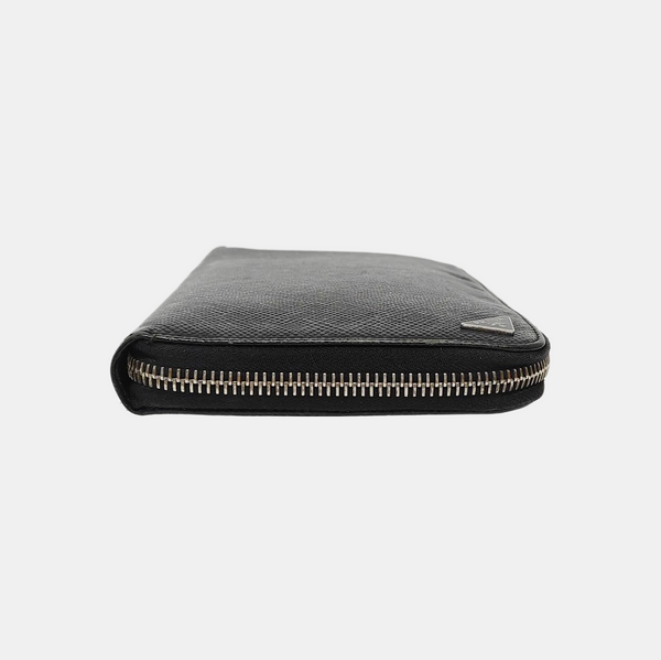 Saffiano Calfskin Wallet Black