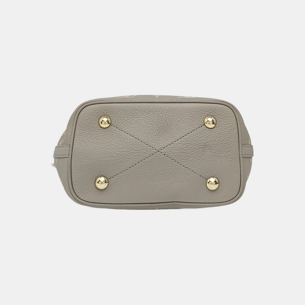 BLOSSOM PM Monogram Calfskin Gray