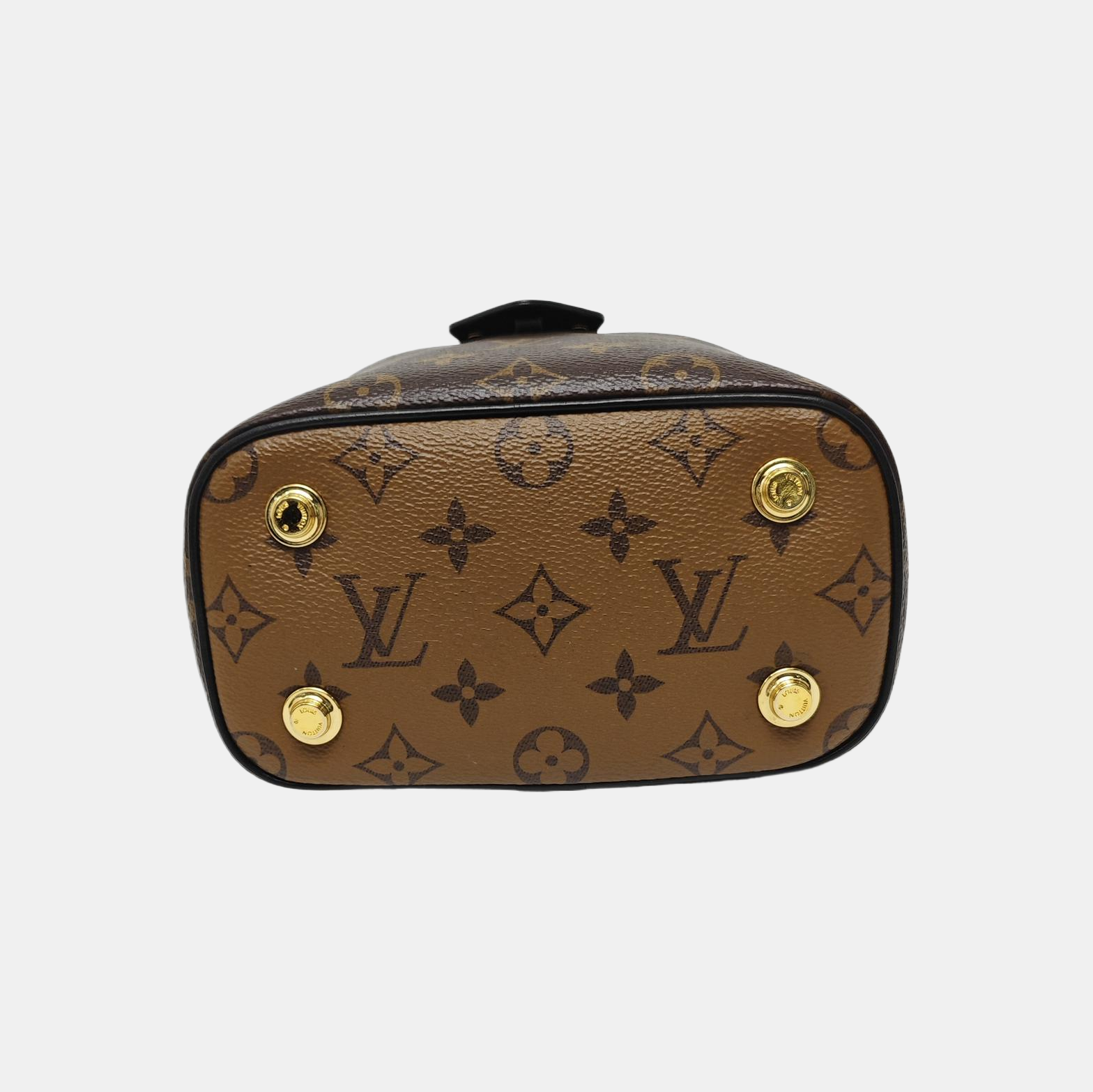 Vanity Chain Pouch Monogram Coated Canvas Brown