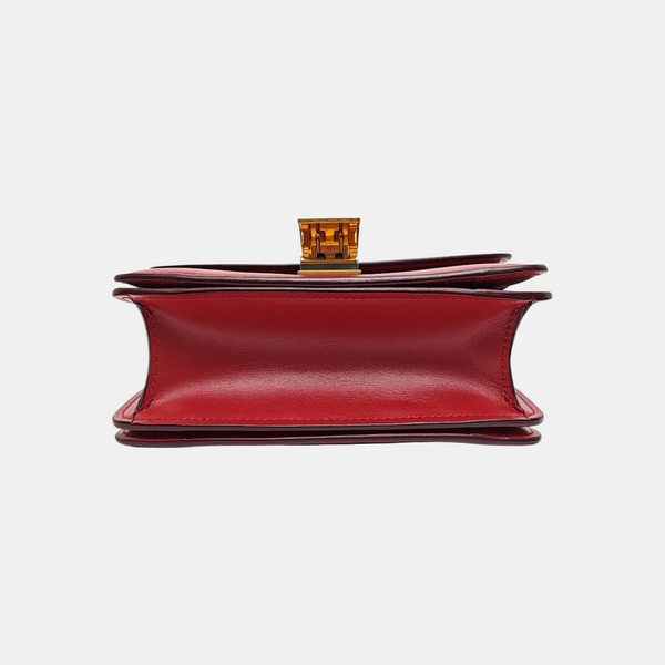 CLASSIC BOX Mini Calfskin Red