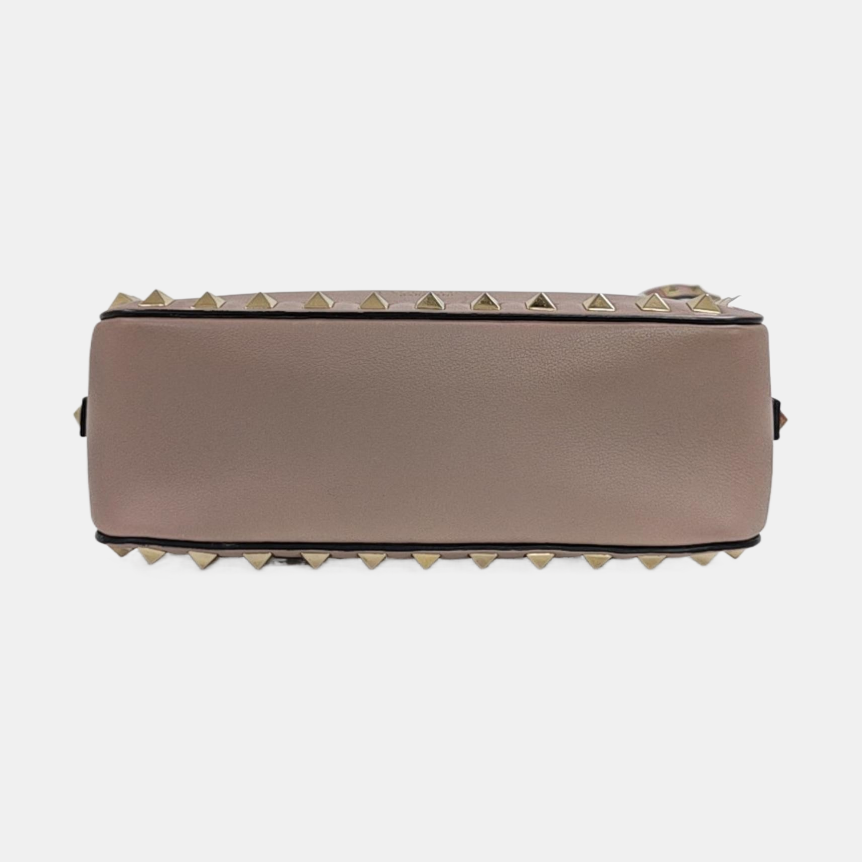 Rockstud Calfskin Beige