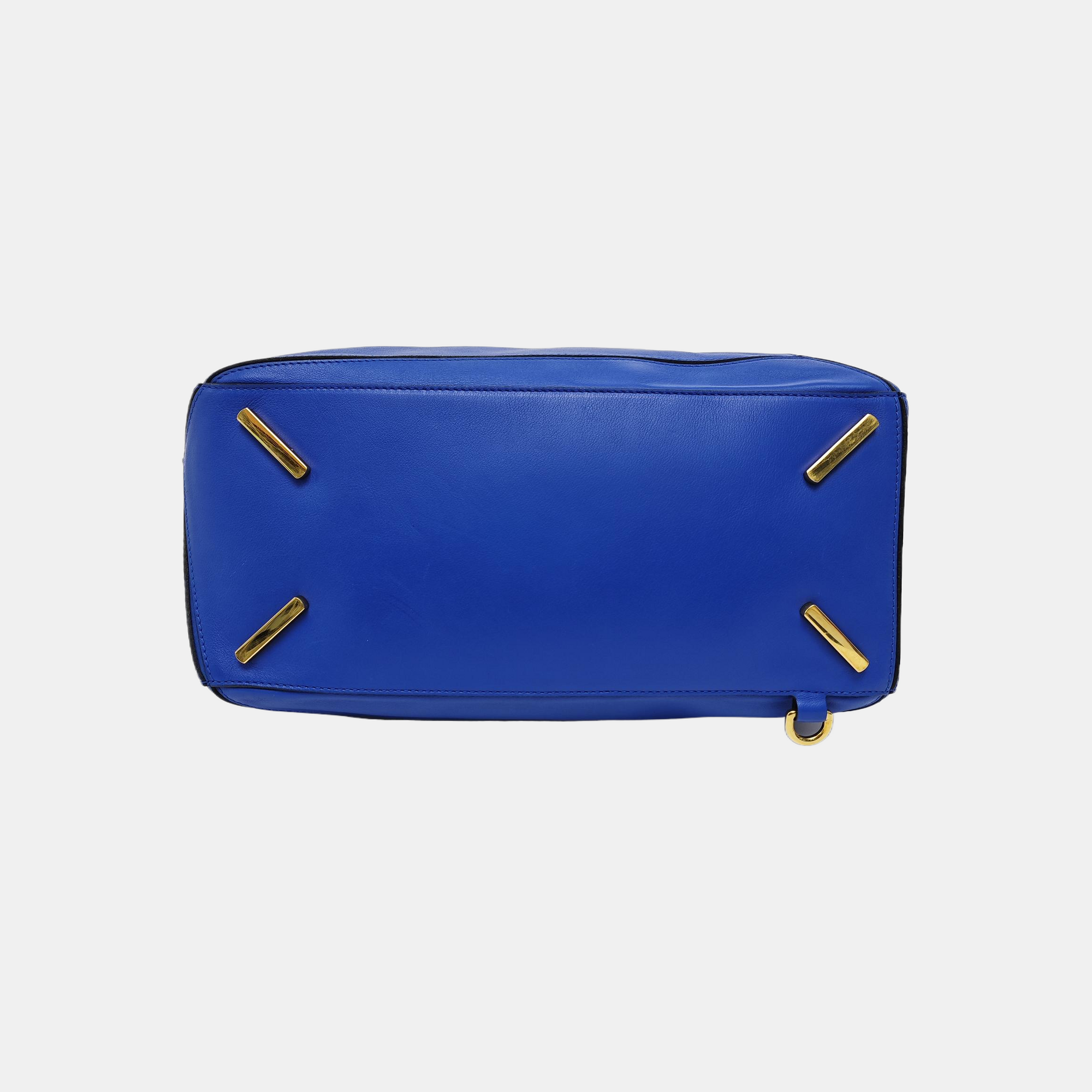 Puzzle Large Calfskin Blue