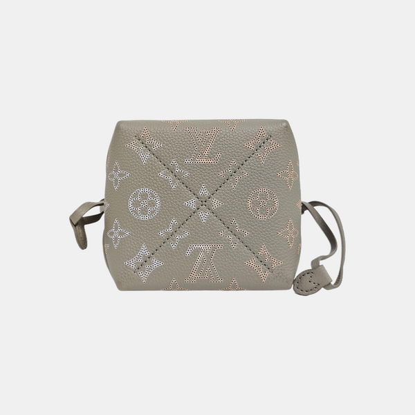 BELLA Monogram Calfskin Gray