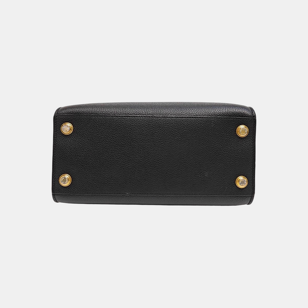 CITY STEAMER PM Calfskin Black