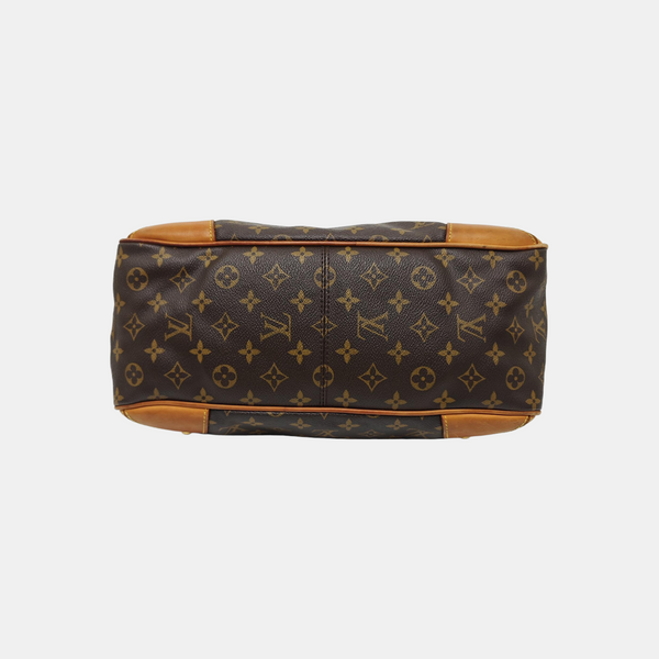 ESTRELA MM Monogram Coated Canvas Brown