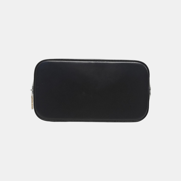 ALMA Mini Monogram Silk Satin Black