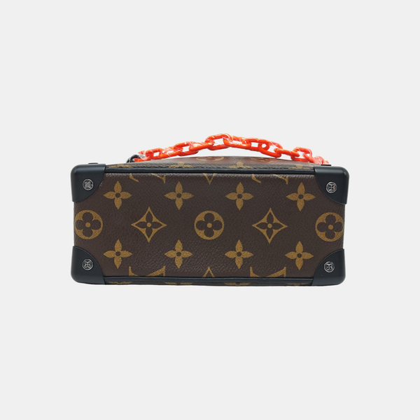 SOFT TRUNK Mini Monogram Coated Canvas Brown