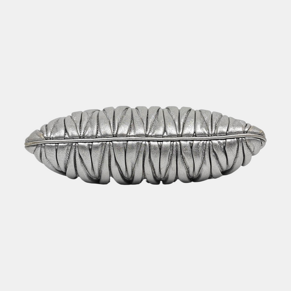 Matelassé Quilted Lambskin Silver