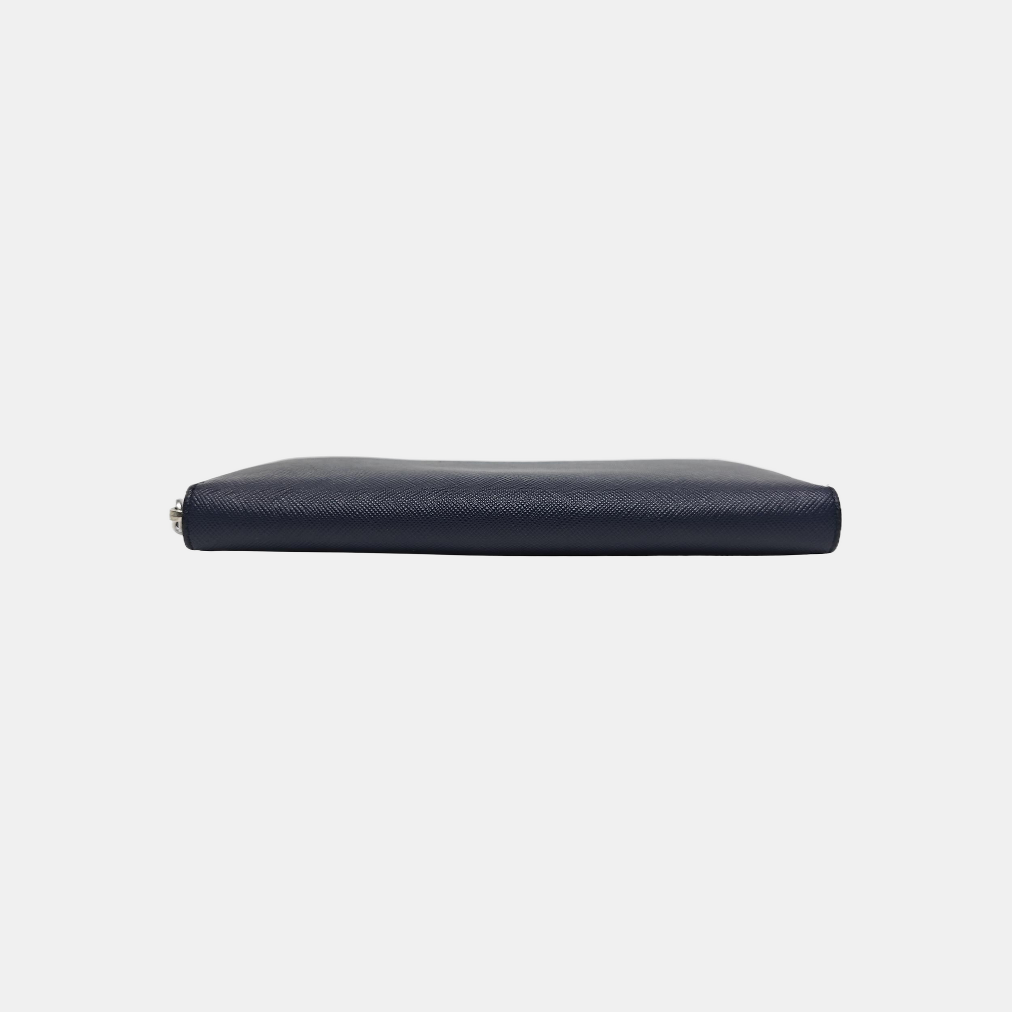 Saffiano Calfskin Wallet Blue